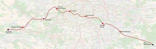 Tracé complet de la ligne. Cliquer pour agrandir.